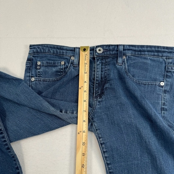 Adriano Goldschmied The Stevie Slim Straight Jean Womens Size 29 Low Rise Dark - Picture 12 of 15